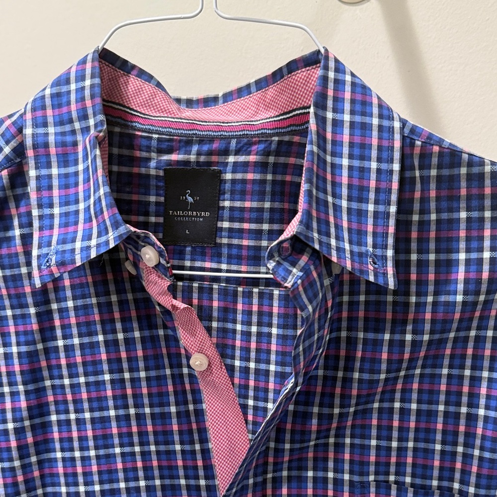 Tailorbyrd Men's Vibrant Checkered Shirt